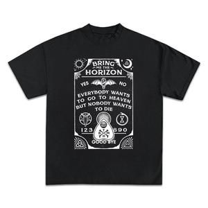 Bring Me The Horizon Shirt, Ouija Board Black Shirt, Unisex Cotton Tee Shirt
